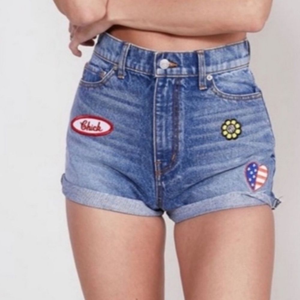 REVICE denim jean High waisted shorts Size 26